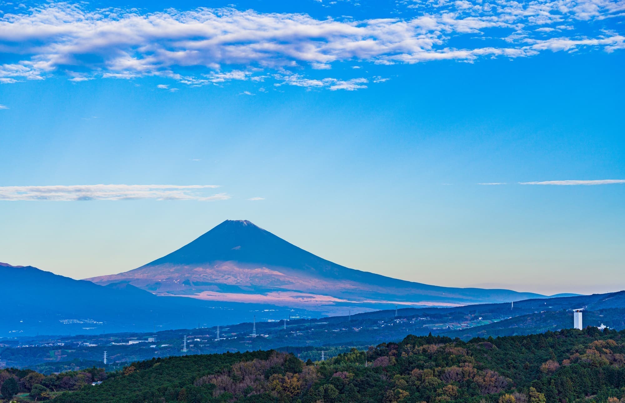 箱根西麓から望む、富士山